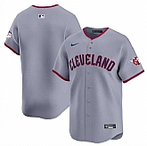 Men's Cleveland Guardians Blank Gray 2025 Alternate Limited Stitched Jersey Dzhi,baseball caps,new era cap wholesale,wholesale hats